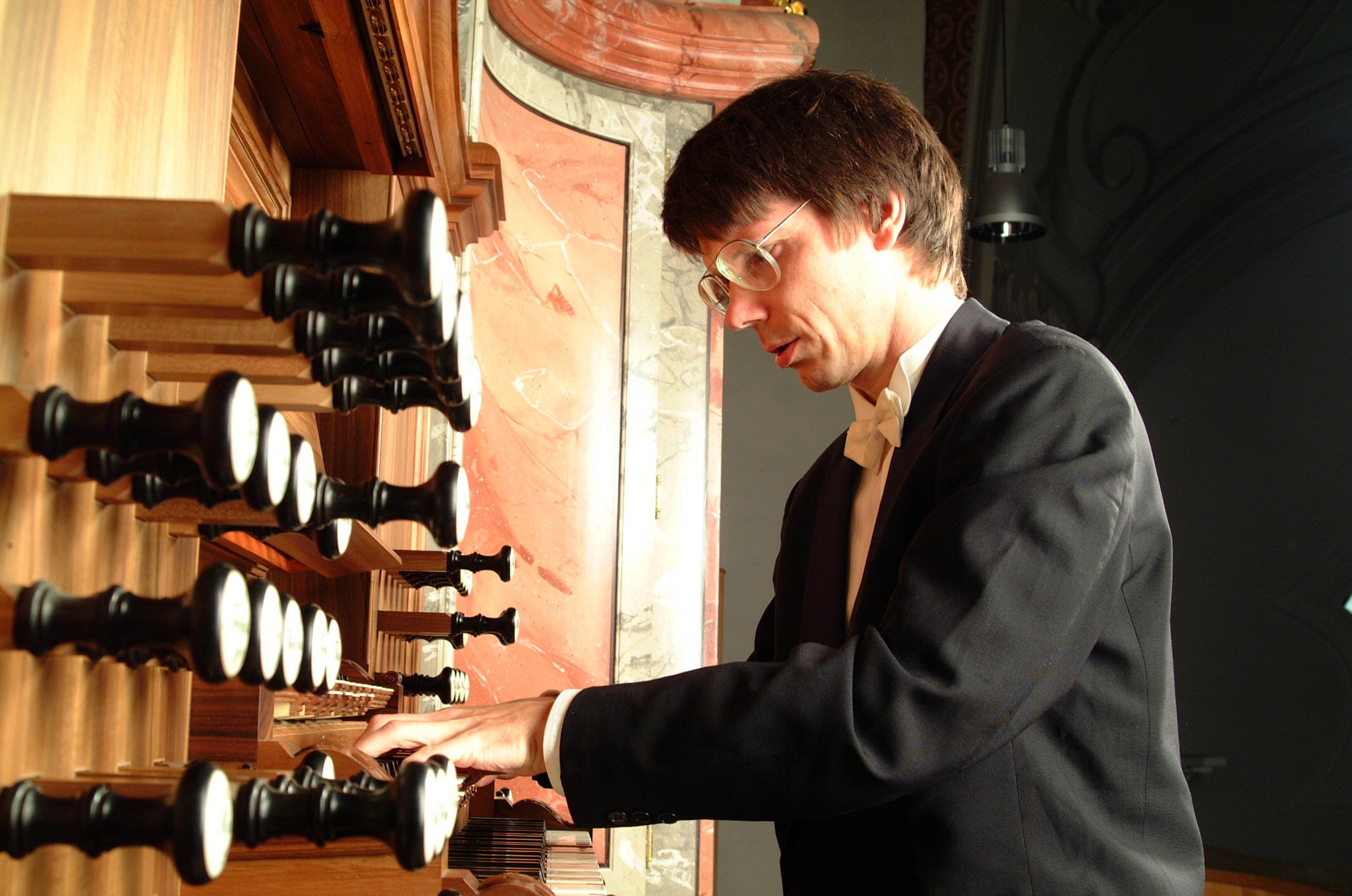 Professor Martin Sander an der Orgel (Foto: Veranstalter)