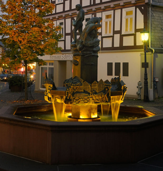 Der Altstadtbrunnen (Foto: Tourismus, Kur und Stadtentwicklung Bad Laasphe GmbH)